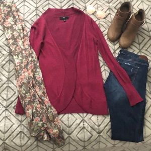 Dark/Hot Pink Cardigan